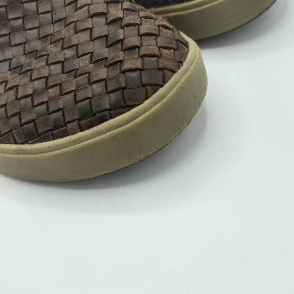 Olukai Lae'ahi Lauhala Brown Leather Slip-On Loafer Shoes 10486 Men’s Size 10 US - Picture 5 of 11